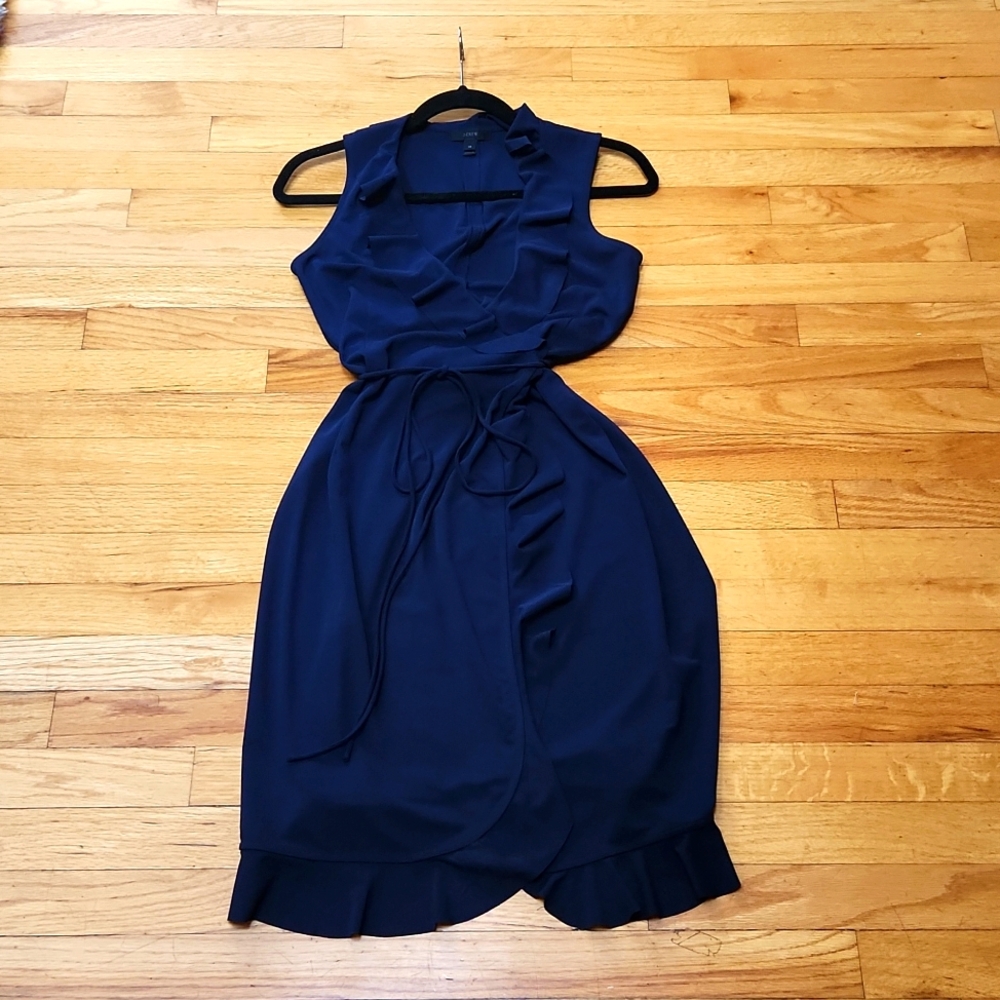 Banana Republic Navy Blue Wrap Dress